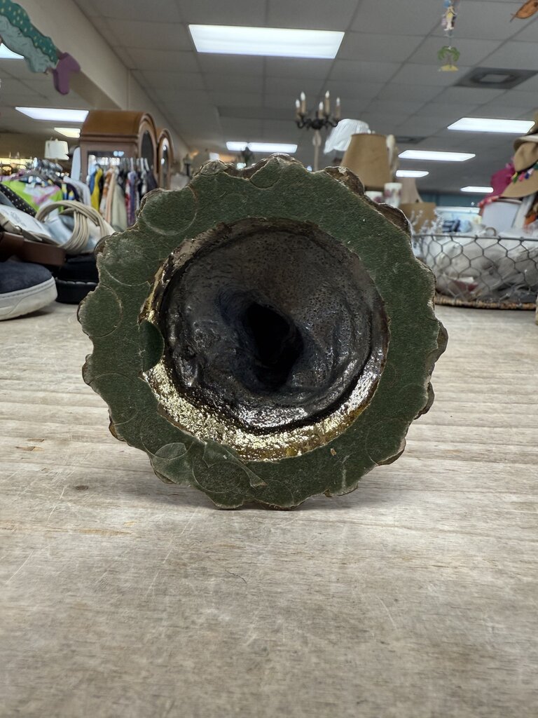 VICTORIAN CHERUB WITH GLASS GLOBE