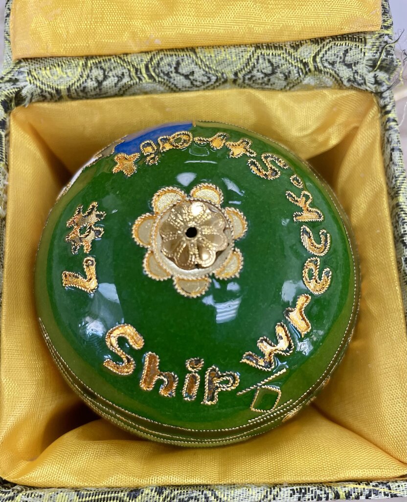 KITTY KELLER WEBER STATE CHRISTMAS CLOISONNE ORNIMENT