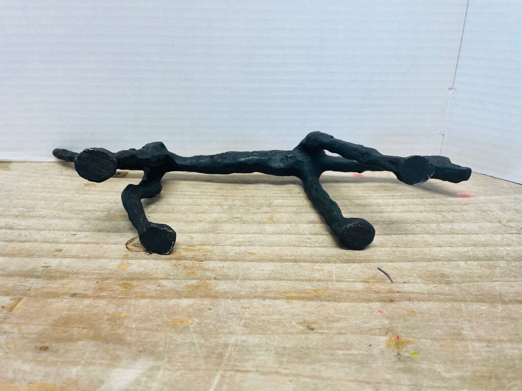 METAL DOG SCULPTURE 16.5 ''
