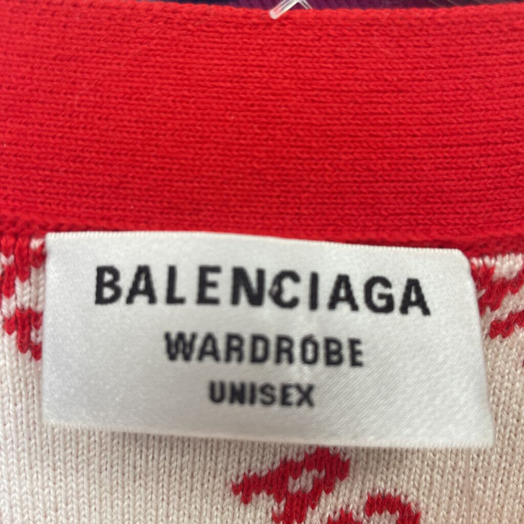 BALENCIAGA RED SWEATER