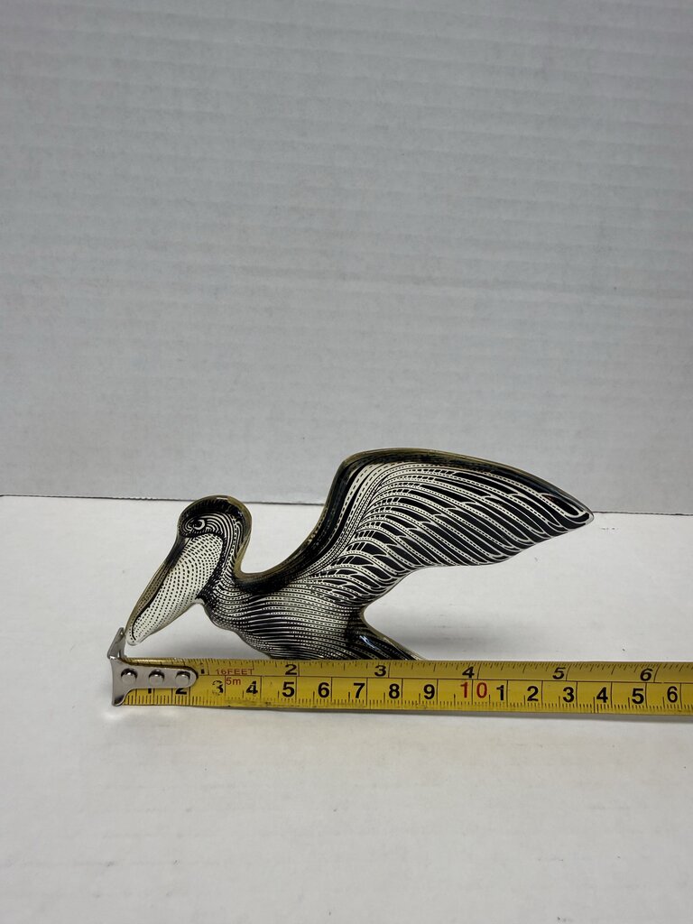 MCM ABRAHAM PALATNIK SMALL LUCITE PELICAN FIGURE