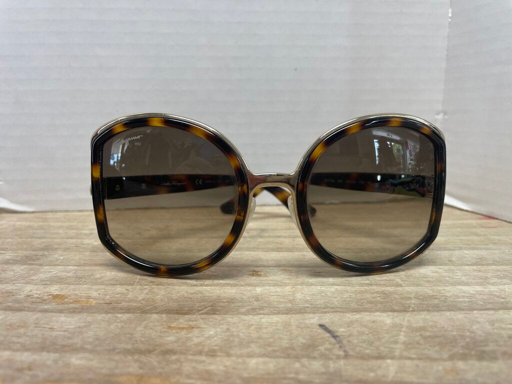 SALVATORE FERRAGAMO SUNGLASSES AND CASE