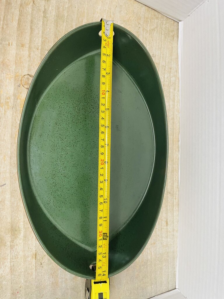 CERAMIC GREEN BOAT TRAY