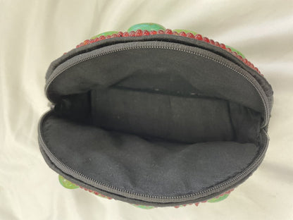 ANTIQUE TIBETAN TURQUOISE PURSE
