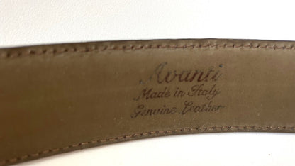 VINTAGE AVANTI CROC PRINT BELT