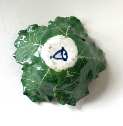 DIDIER GARDILLOU PORCELAIN LETTUCE FORM BOX