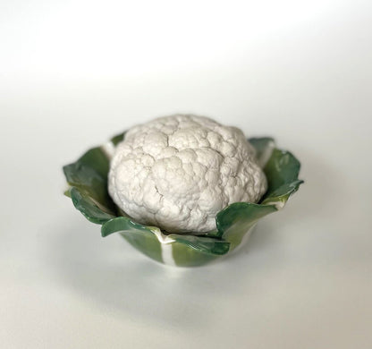 DIDIER GARDILLOU PORCELAIN CAULIFLOWER FORM BOX