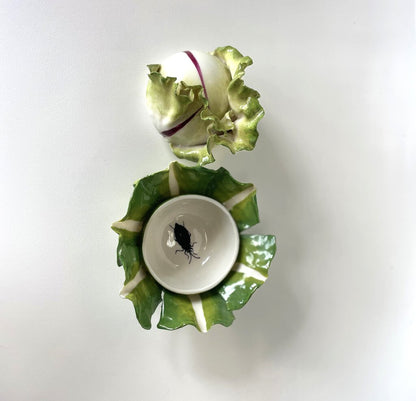 DIDIER GARDILLOU PORCELAIN RADDISH FORM BOX