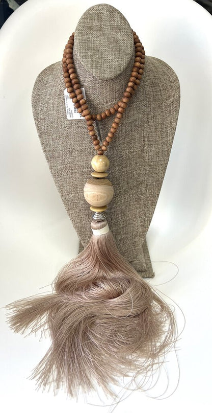 TRIBAL E BY ERIKA PENA TASSEL NECKLACE