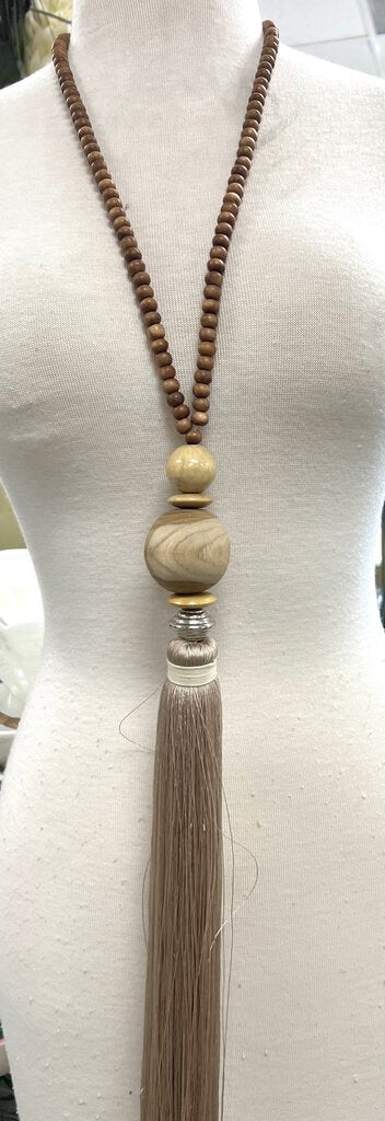 TRIBAL E BY ERIKA PENA TASSEL NECKLACE