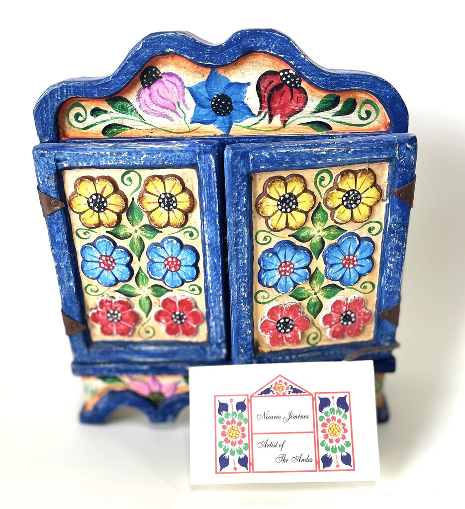 SIGNED NICARIO JIMENEZ DAY OF THE DEAD SHADOW BOX