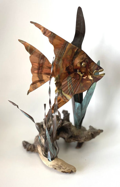 COPPER FISH AND DRIFTWOOD