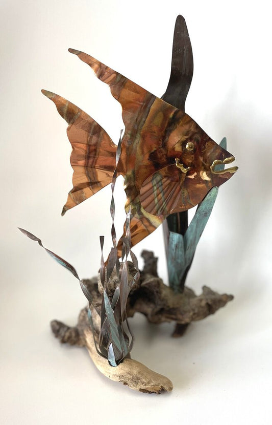 COPPER FISH AND DRIFTWOOD