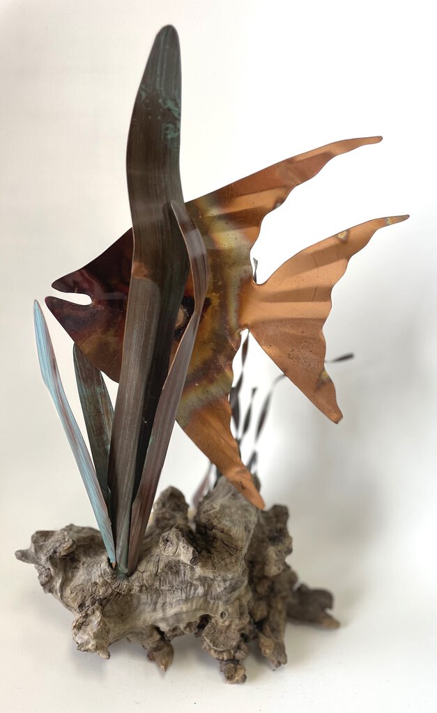 COPPER FISH AND DRIFTWOOD