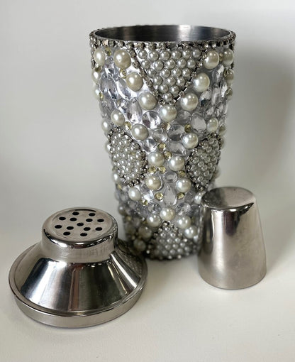 PIER ONE BEADED COCKTAIL SHAKER
