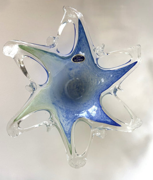 VINTAGE MURANO GLASS STARFISH BOWL