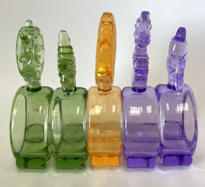 COLORFUL COASTAL NAPKIN RINGS SET OF 5