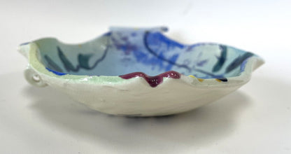 NAPLES ARTIST HAND PAINTED FISH DISH