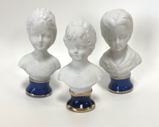 SMALL BISCUIT BUST SET OF 3