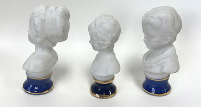 SMALL BISCUIT BUST SET OF 3