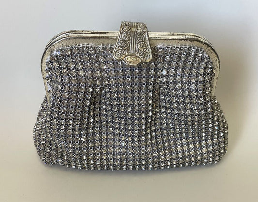 VINTAGE RHINESTONE EVENING BAG