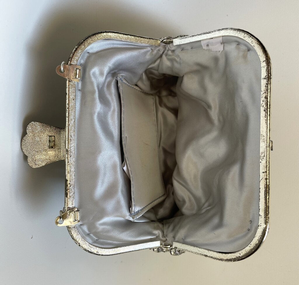 VINTAGE RHINESTONE EVENING BAG