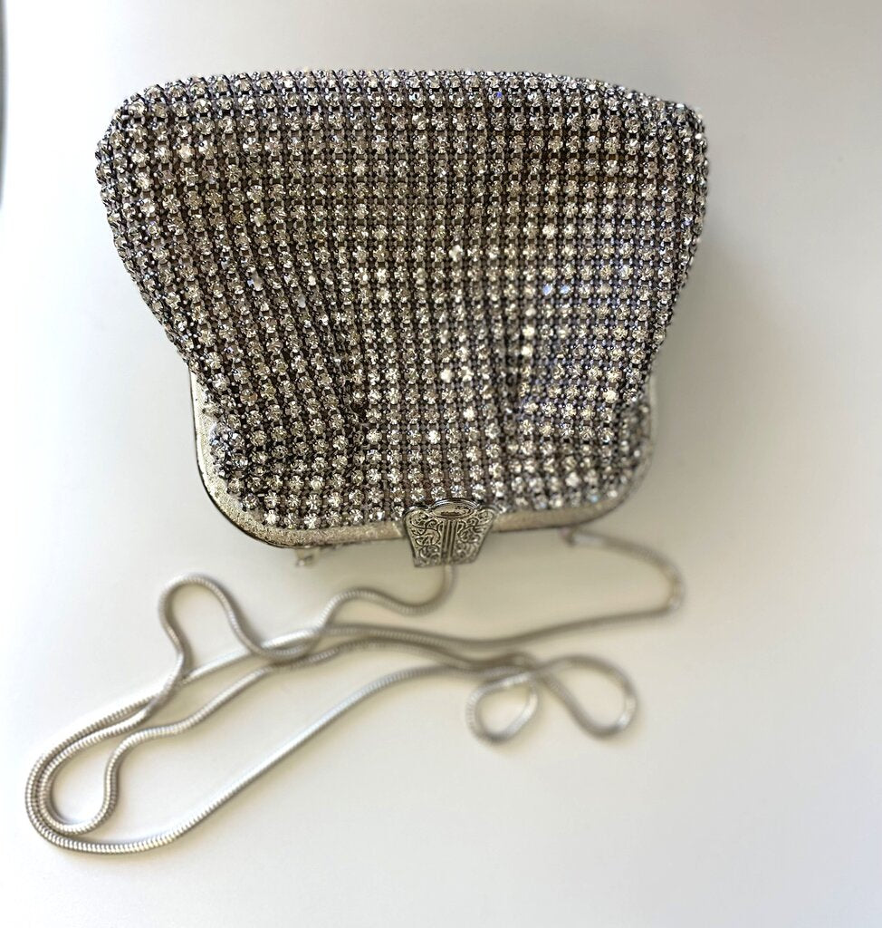 VINTAGE RHINESTONE EVENING BAG