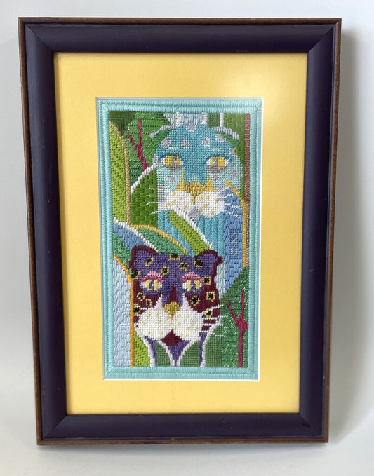 NEEDLEPOINT LEOPARDS