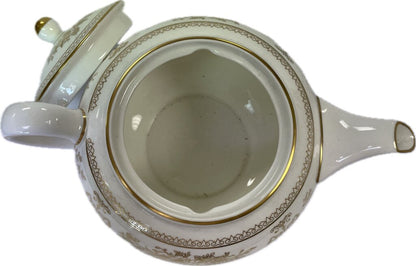 WEDGEWOOD GOLD COLUMBIA 3 PC TEA SET