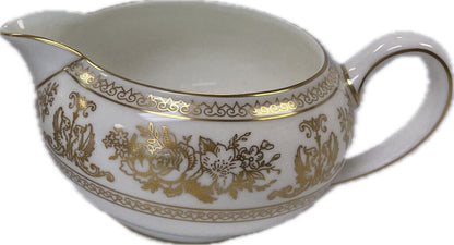 WEDGEWOOD GOLD COLUMBIA 3 PC TEA SET