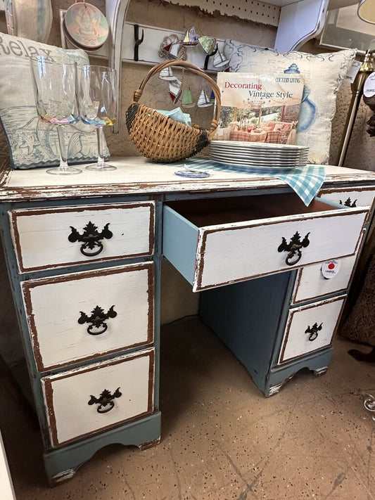 VINTAGE REFURBISHED SHABBY CHIC DESK