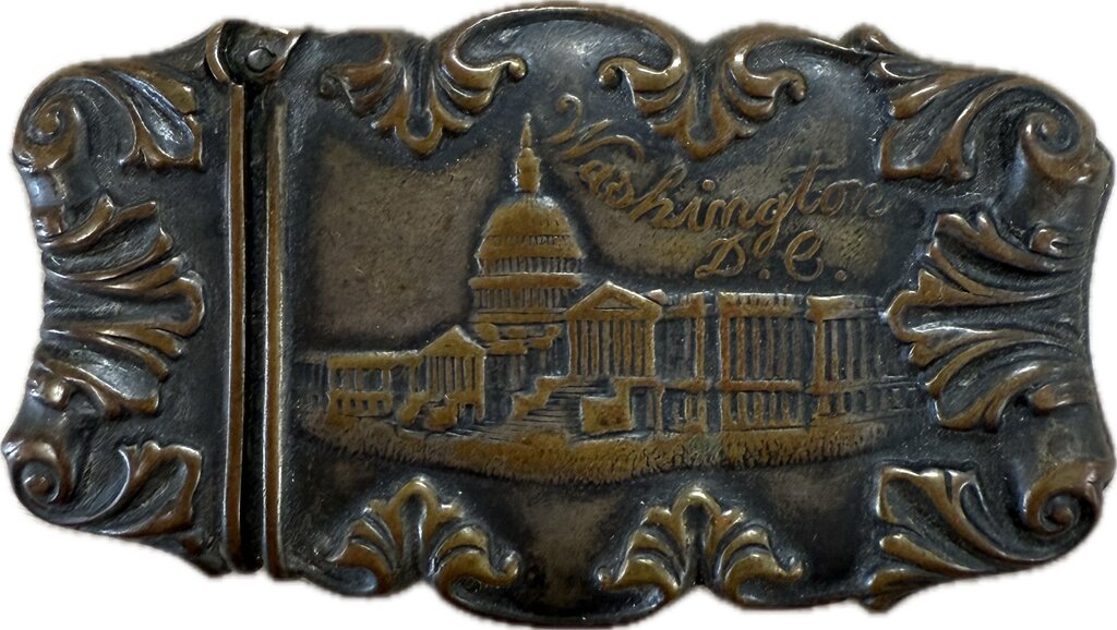 VINTAGE WASHINGTON DC MATCH SAFE