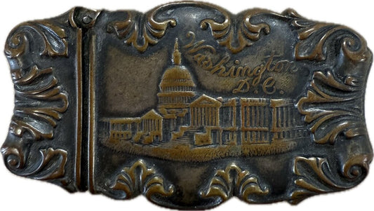VINTAGE WASHINGTON DC MATCH SAFE