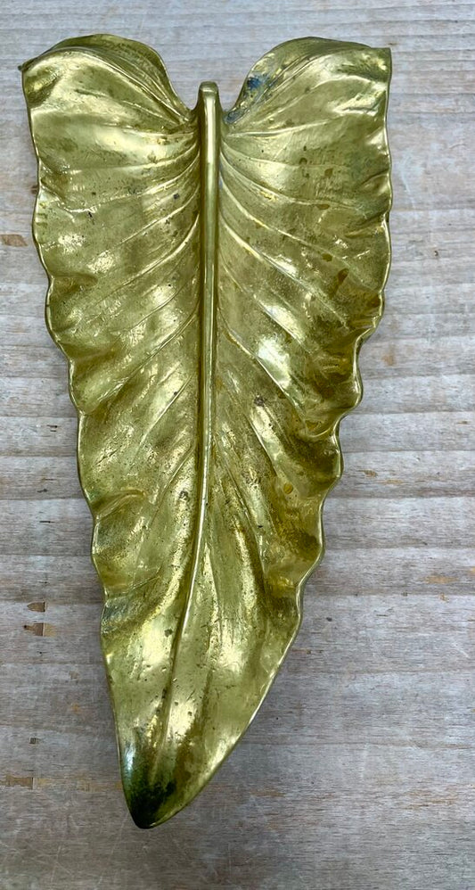 1940S VIRGINIA METALCRAFTERS BRASS CALLA LILY 14"