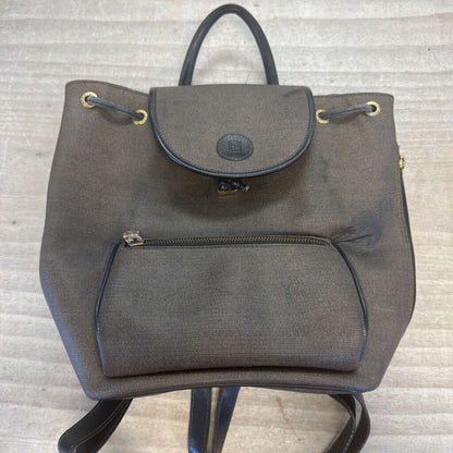 FENDI MINI BEIGE LEATHER BACKPACK