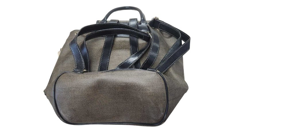 FENDI MINI BEIGE LEATHER BACKPACK