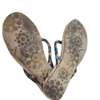 JIMMY CHOO LEATHER FLIP FLOPS SIZE 9