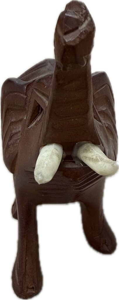 WOODEN ELEPHANT FIGURINE