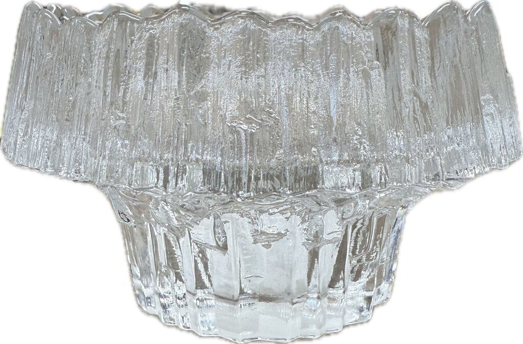 VINTAGE IITTALA FINLAND GLASS BOWL/TEALIGHT HOLDER