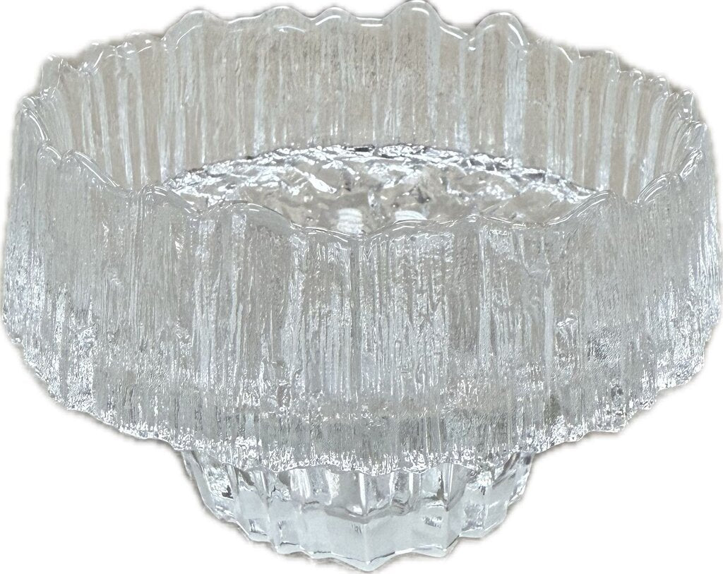VINTAGE IITTALA FINLAND GLASS BOWL/TEALIGHT HOLDER
