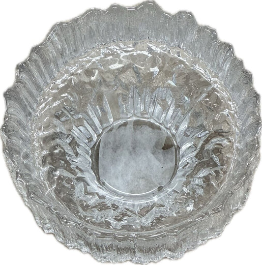 VINTAGE IITTALA FINLAND GLASS BOWL/TEALIGHT HOLDER