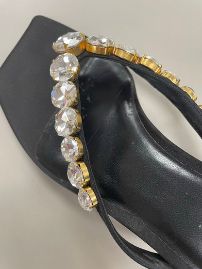 VERSACE CRYSTAL KITTEN HEEL