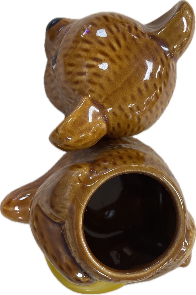 VINTAGE BEAR HONEY POT