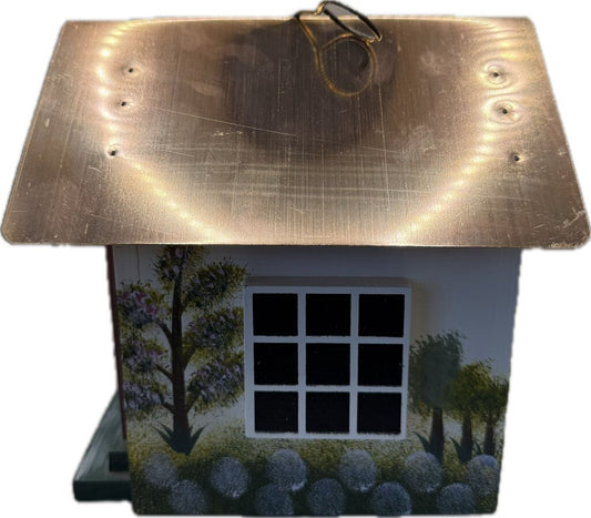 COPPER ROOF BIRD HOUSE