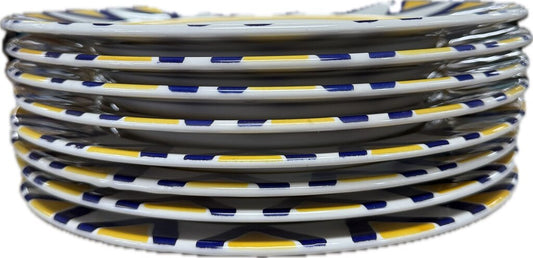 CERAMICA QUADRIFOGLIO DINNER PLATES SET OF 8
