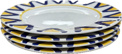 CERAMICA QUADRIFOGLIO DINNER PLATES SET OF 8