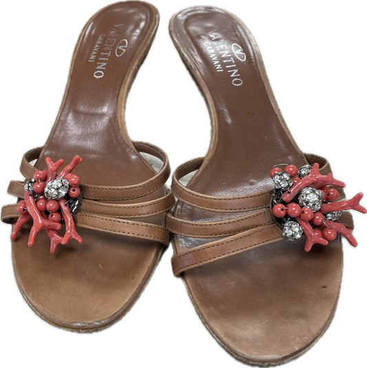 VALENTINO KITTEN HEEL SANDALS