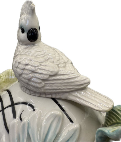 FRITZ AND FLOYD COCKATOO TEAPOT