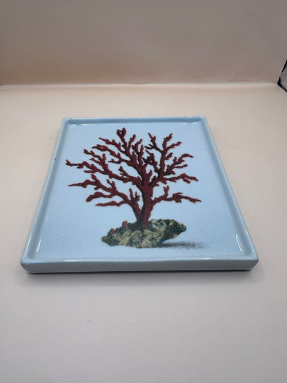 RARE FABIENNE JOUVIN PARIS PORCELAIN TRINKET DISH