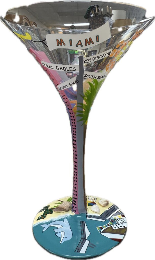 LOLITA MIAMI MARTINI GLASS
